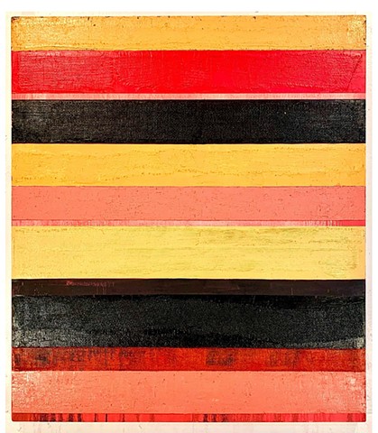 oil on canvas mixed media abstract grid painting oil painting assemblage collage art 