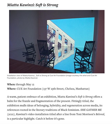 Solo exhibition featured in Hyperallergic