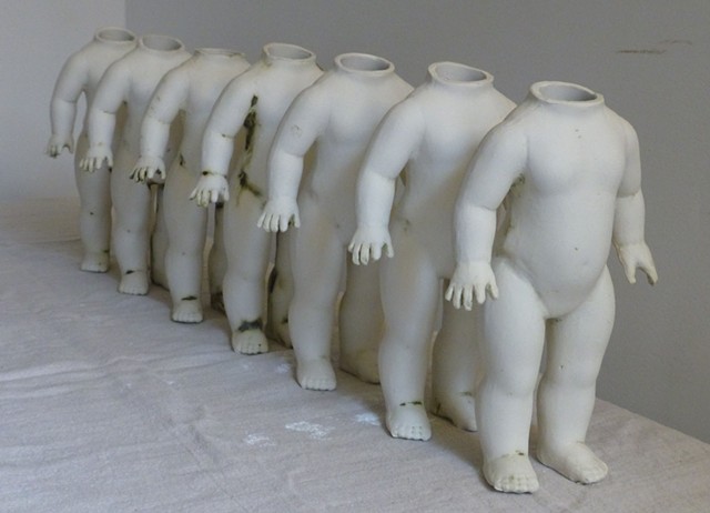 porcelain slip-cast doll bodies