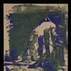Pinhole Screenprint Green with Blue