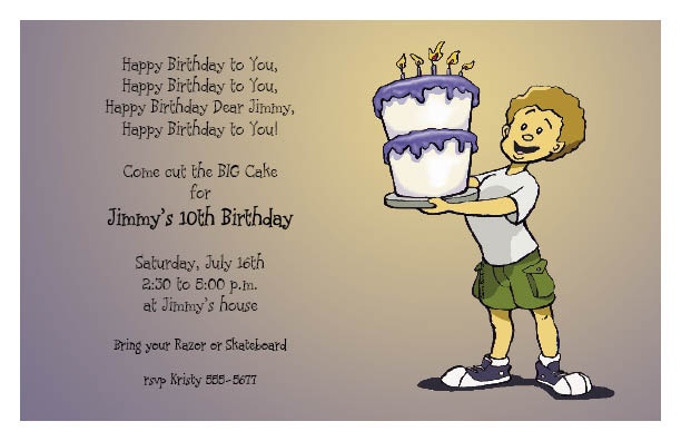 Boy's Birthday Card