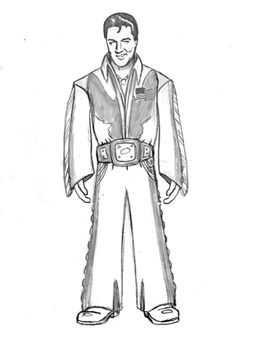 Elvis Action Figure Design