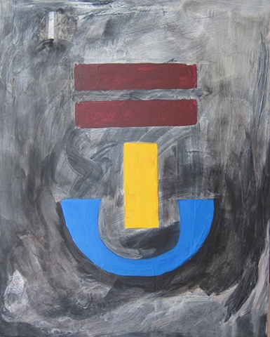ANCHORED TO YOU 30" x 24" acrylic on canvas 