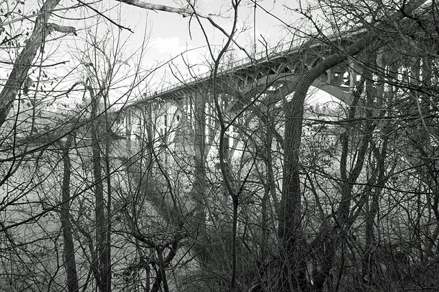 Ford Parkway Bridge, View from Longfellow Neighborhood