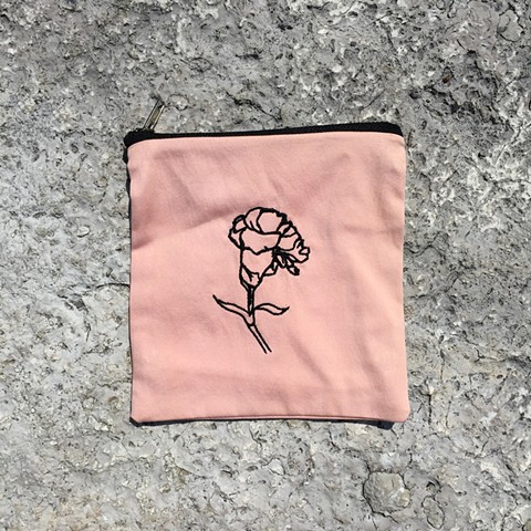 embroidered carnation, 1
