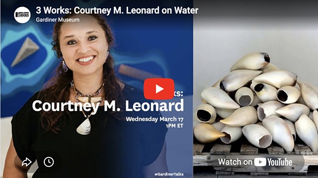 ARTIST INTERVIEW: 3 Works: Courtney M. Leonard on Water
