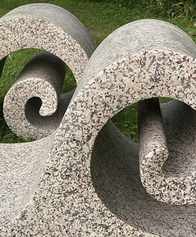 Fiddlehead chaise & chaising waves #8 85” x 30”