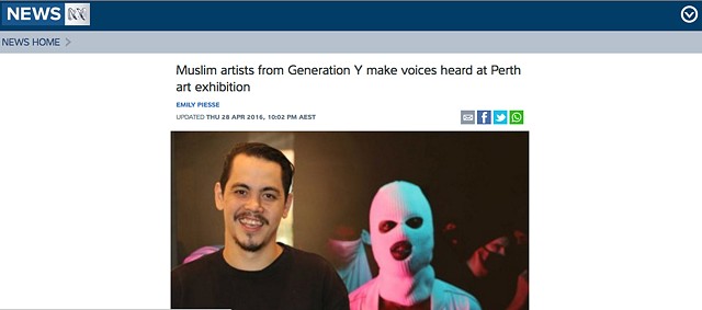 ABC News - Muslim artists from Generation Y make voices heard at Perth art exhibition