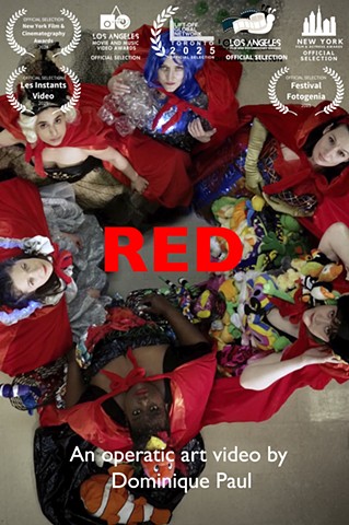 RED at Raging Vigil exhibition, Instants Vidéo Numériques et Poétiques, Marseille and Milan