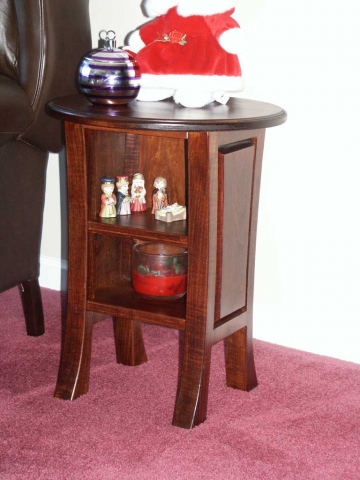 Arched Leg End Table