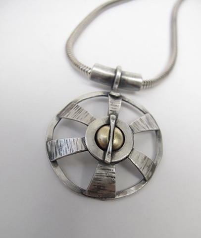 pendant with brass screw 