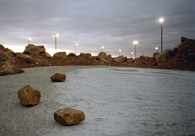 Stars Over Spilled Cement