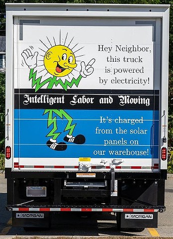 Intelligent Moving truck graphic (Image, not layout)