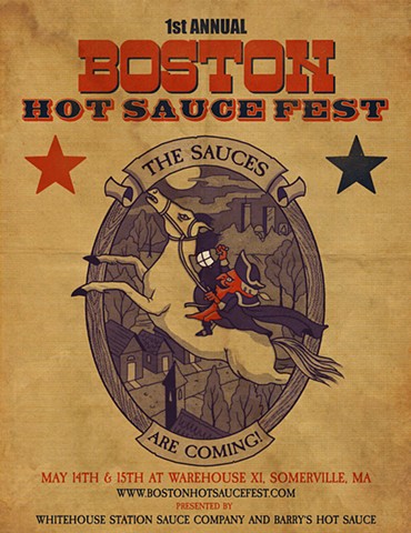 Boston Hot Sauce Fest poster