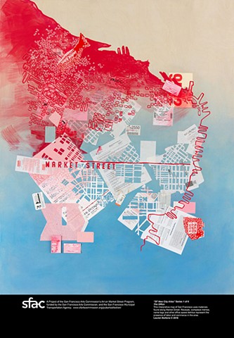 SF New City Atlas: Art on Market Street Poster Series