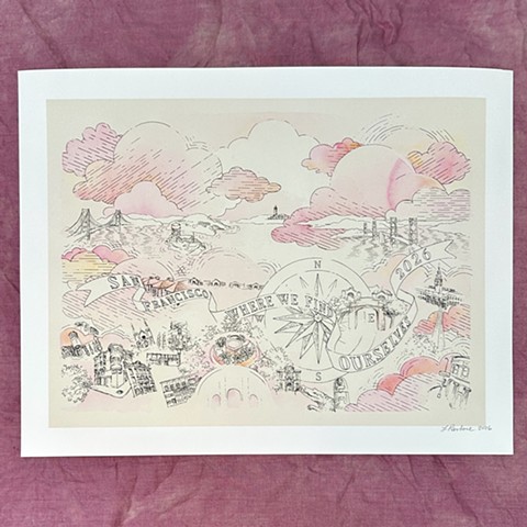 Where we find ourselves - archival print