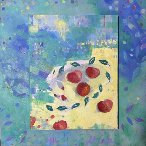 Apples on a Plate