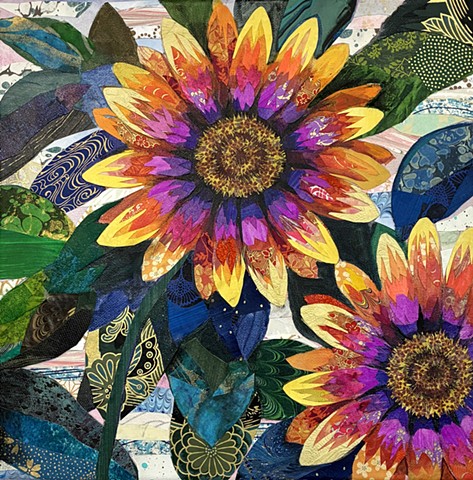 Flower art, flower painting, floral art, floral painting, nature painting, pink art, colorful painting 