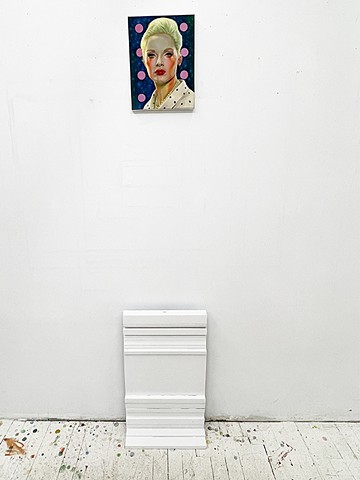 Memorial To A  Man I’ve Forgotten. in situ installation, mixed media