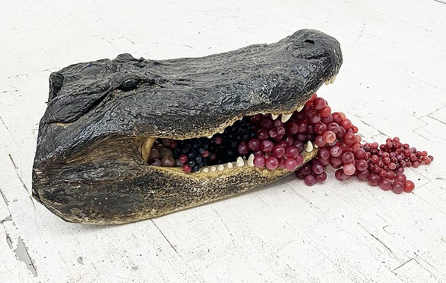 Gump detail from A Talisman (to forgetting) in situ installation 