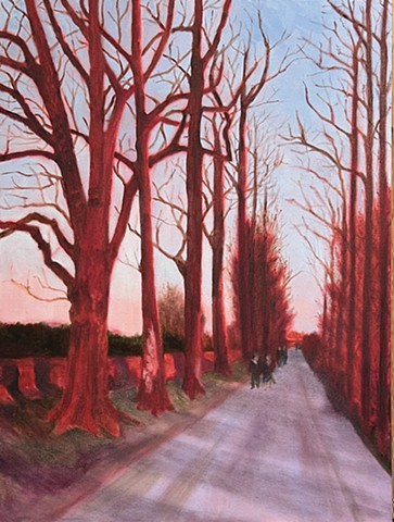 Evening Stroll (returning from Jardin du Palais Royal )