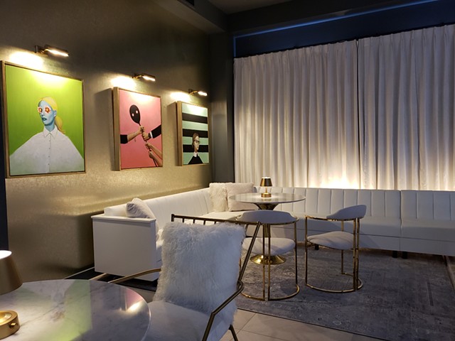 Angad Arts Hotel:  Chameleon Lounge View 