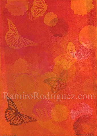 monarch butterflies, marigolds, immigration