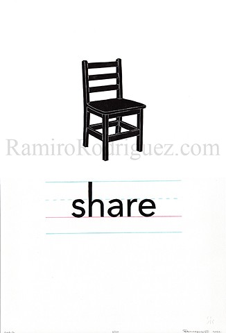chair, share