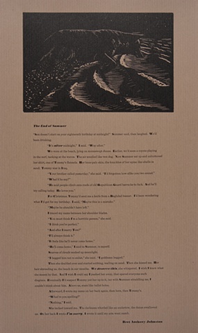 broadside, relief print, typeset, Bret Anthony Johnston, Ramiro Rodriguez