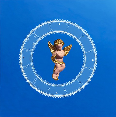 LAST JUDGMENT ROUNDEL (GIOTTO BLUE)