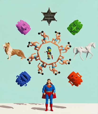 MIGHT AND MAIN (SUPERMAN MANDALA)