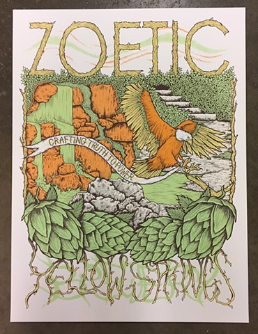 Yellow Springs Brewery Poster SOLD OUT