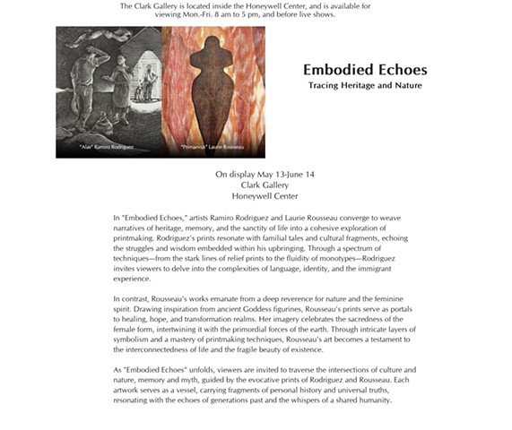 Embodied Echoes at the Honeywell Center, Wabash, Indiana