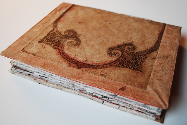 artist book, intaglio print by wyoming printmaker