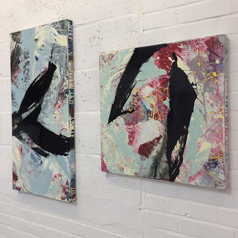 Paul Fenwick Art Exhibition Solo Abstract Paintings Oxford
