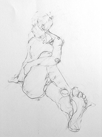 Oxford Life Drawing OX4 Paul Fenwick Abstract Painting Paul Fenwick Art Contemporary Artist Figurative Abstract Painting Drawing 