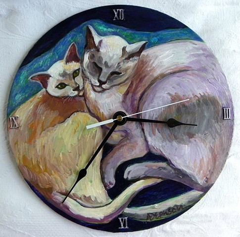 Michou and Lupo Clock
