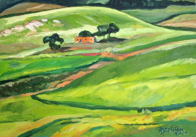Caledon Landscape with Old House