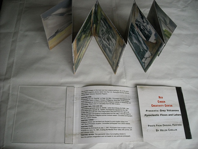 Grey Volcanoes- multiple edition
housing and printed accordion pages