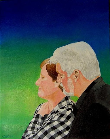 Dan and Debbie-oil portrait