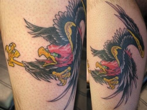 Peter McLeod Tattoo Traditional Eagle Tattoo