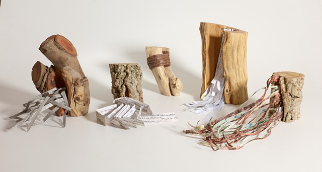 Books as Objects, Lin Lisberger wood sculpture
