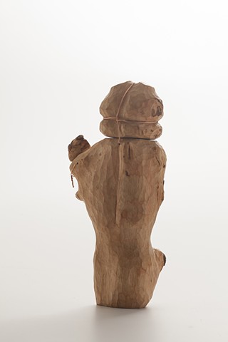 Small wood sculpture by Lin Lisberger