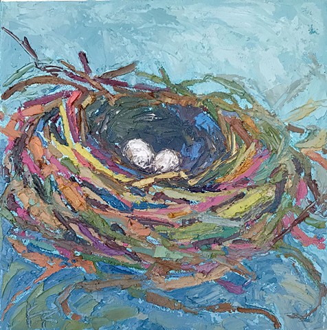 Nest Series- Blue - SOLD