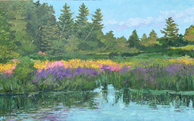 Tippy Dam Pond landscape