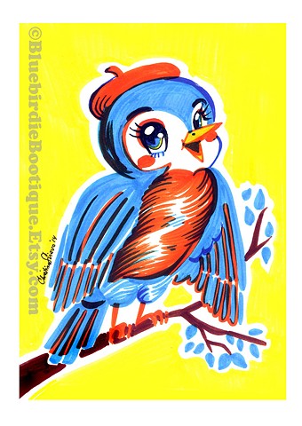 Bluebird Kitsch