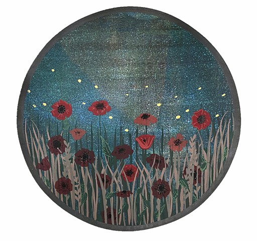 Poppies at Night