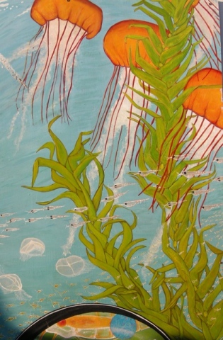 Plankton Mural; Sea Nettles