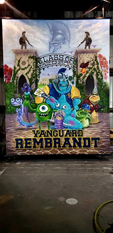 VANGUAR REMBRANDT  SECONDARY
SENIOR  CLASS OF 2020 MURAL