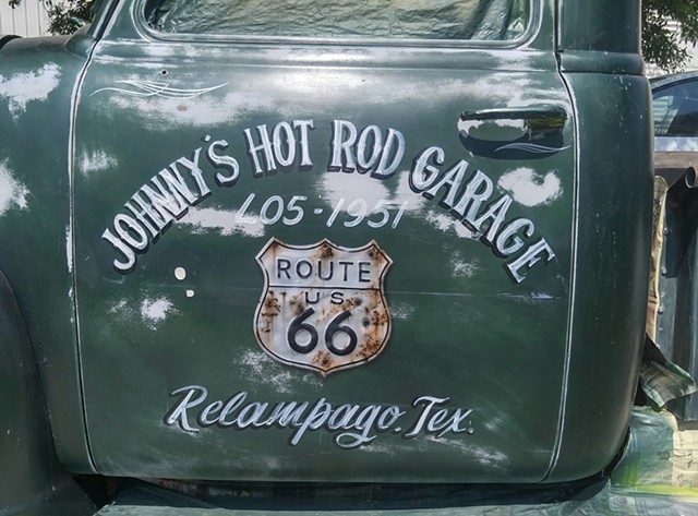 Only Route 66....by E.D.S.....lettering by Cesar